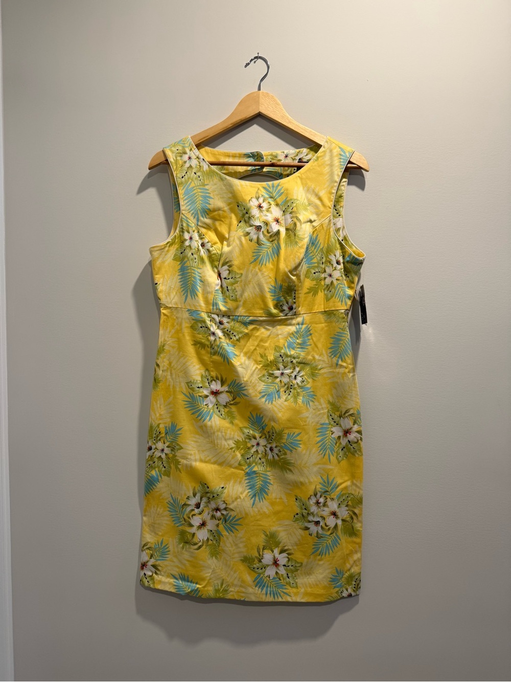 Erika Yellow Floral Midi Dress